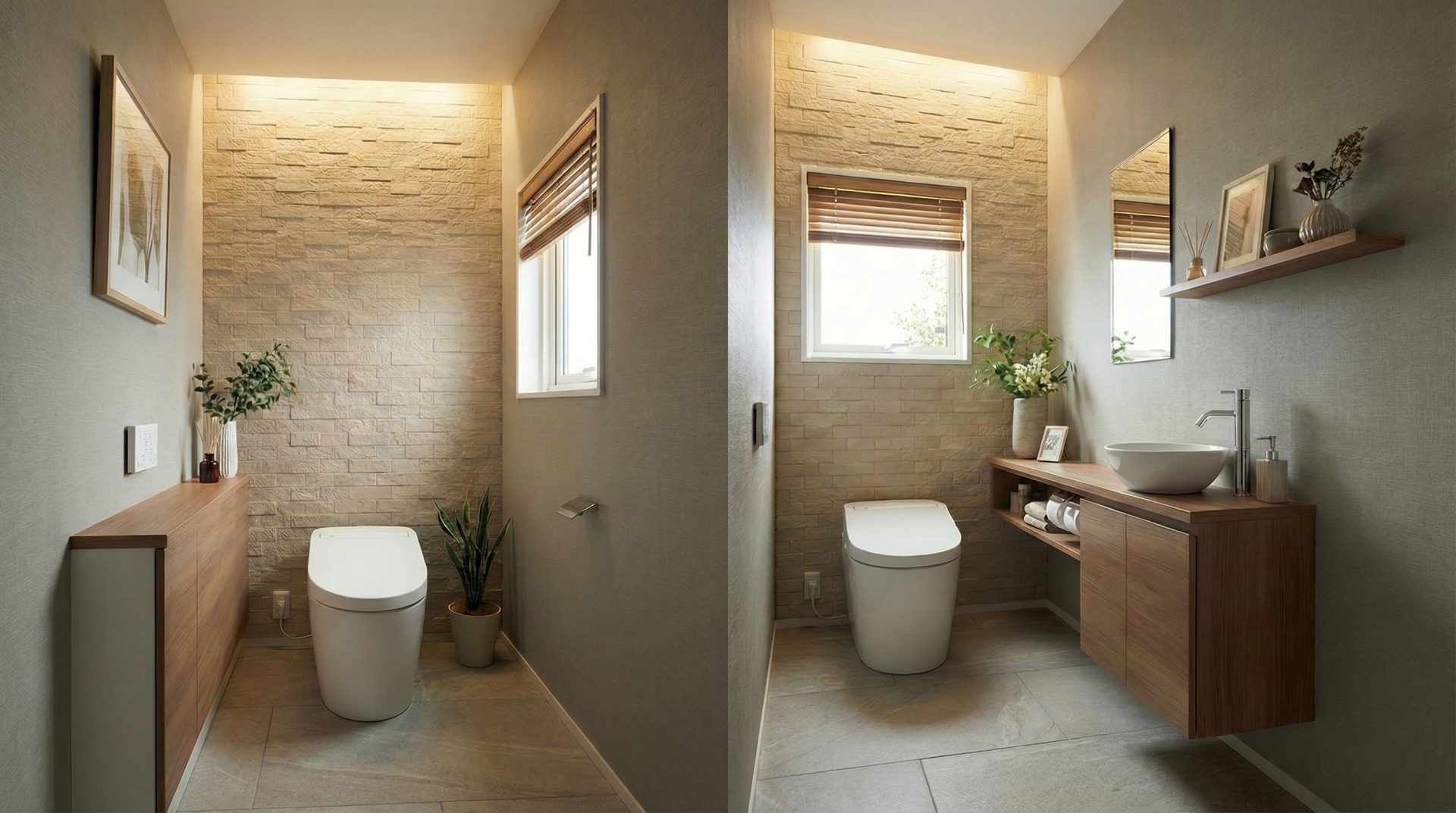 こだわりのトイレ空間